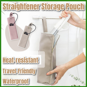 Travel Heat-Resistant Curling Iron Storage Bag - Anti-Scalding Thermal Pouch for Hair Styling Tools