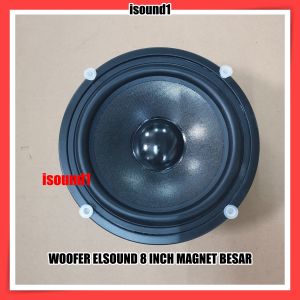 Speaker Elsound 8 inch Black Magnet Besar 150 Watt 8 Ohm Original