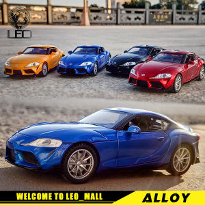 LEO 1:32 Toyota Supra Diecast Alloy Car Model Toy Cars For Boy Children Toys Hobbies Vehicle Kids Gift