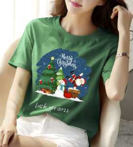 MOTIF MERRY CHRISTMAS/TERBARU/KAOS ONECK TERBARU/KAOS TRENDY/POLOS PRIA WANITA