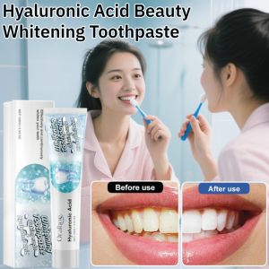 Hyaluronic Acid Beauty Whitening Toothpaste Removes Stains Fresh Breath Brightening Toothpaste美白牙膏