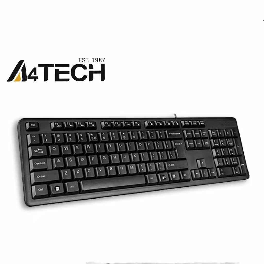 A4TECH KRS-83 USB Wired KEYBOARD for PC Laptop Black