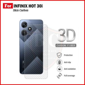 SKIN CARBON FOR INFINIX HOT 30 - ANTI GORES BELAKANG FOR INFINIX HOT 50 4G HOT 50 5G HOT 50i HOT 50 PRO PLUS HOT 40 40i 40 PRO HOT 30i HOT 30 PLAY