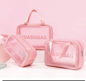 Set Túi Đựng Mỹ Phẩm Du Lịch Tiện Lợi Chống Thấm Nước