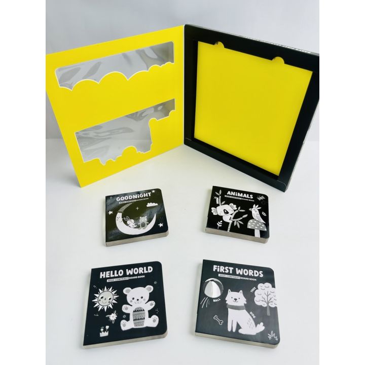 Babys%20First%20Learning%20Library%20High%20Contrast%204%20Board%20Books%20Gift%20Set%20For%20Toddlers%20Ages%2012+%20Months%20-%20Image%204