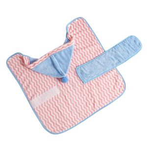 DOOUR Quick-drying Dog Bathrobe Soft Absorbent Puppy Robe Cute Nightwear Pet Bath Towels for Small Large Dog