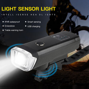 Stock Bicycle Headlight Rainproof Bicycle Headlight USB Rechargeable Cycling Front Light Bike Lamp lampu hadapan basikal