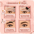 PINKFLASH Waterproof Eyebrow Cushion Stamp with 10 Reusable Stencil Set 1 E19. 