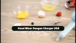 Pengocok telur electrik hand mixer usb