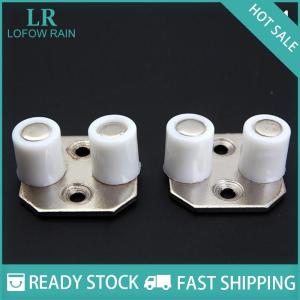 LF Wholesale✨Flash Sale ✨ 2Pcs Floor Mount Sliding Wooden Door Guide Roller Retainer Top