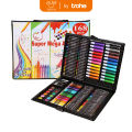 TROJOY Drawing Crayon 168 Pcs Super Mega Art Set Drawing Stasionary Kado Anak Alat Pensil Warna. 