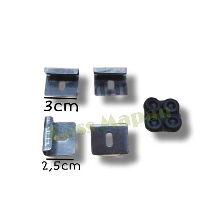 3pcs%20Plat%20Klem%20Wastafel%20Penjepit%20Kaca%20Ambalan%20+%20Karet%20-%20Image%203