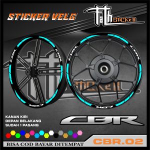 Cutting sticker velg all CBR CODE 02