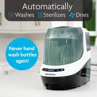 Baby Brezza Bottle Washer Pro® - เครื่องล้างขวด All-in-1 : ล้าง ฆ่าเชื้อ และอบแห้ง อัตโนมัติ