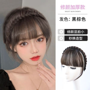 New Wide-brimmed Wig Braided Headband Fishbone Braid Widened Wigs Hairband Thickened Wide Braid Twist Head Band Wig Hair Accessories