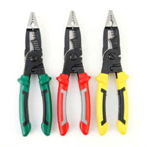 Kìm kiềm đa năng chất thép CRV thợ điện chuyên nghiệp cắt dây điện tách tước vỏ dây điệnbấm cos uốn congvặn bu lông ốc víttích hợp nhiều chức năng