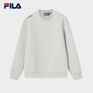 FILA CORE LIFESTYLE WHITE Mens Sweatshirt (Black / Ash)