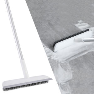 🔥ใหม่ล่าสุด🔥แปรงถูพื้น2 In 1เศษและแปรงที่จับยาวปรับได้