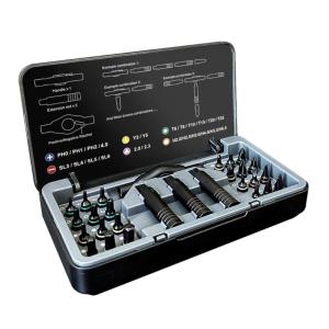 Industrial Strength Magnetic Tool Set Ratchet Wrench Screwdriver Magnetic Bit Tool Household Repair