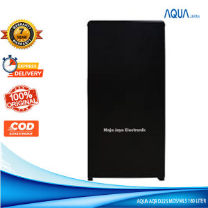 Kulkas 1 Pintu AQUA AQR D225 MDS/MLS 180 Liter Big Freezer JUMBO