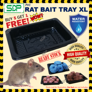 Bekas Ubat Tikus/ Rat Bait Plastic Tray/ Rat Poison PVC Tray/ Bekas Umpan Tikus/ Kotak Ubat Tikus/ Bekas Plastik