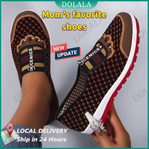 Womens shoes mothers shoes casual soft bottom old Beijing cloth shoes flat heel antiskid shoe pumps lazy shoes cheap shoes