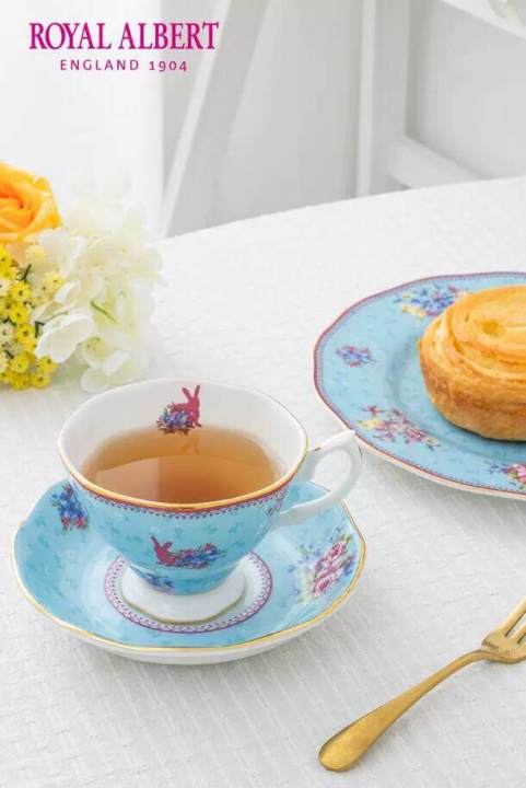 Royal Albert bone china coffee cup, saucer and plate set of three English  tea cups