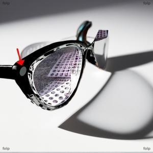 [COD] folp 100pcs Black Light-Blocking Stickers For VR Glasses AI Intelligent Glasser Record Video Shading Sticker Privacy Stickers