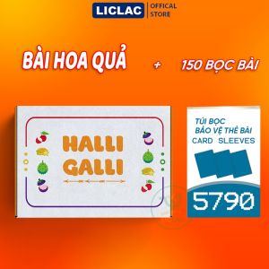 Bộ Bài HALLI GALLI Việt Hóa hộp Cao Cấp Trò chơi boardgame vui vẻ cho mọi lứa tuổi giúp tăng cường khả năng phản xạ
