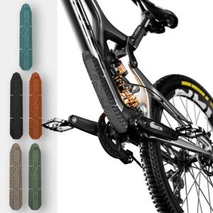 NUBE Silicone Frame Protector Sticker Anti-Scratch Scratch-Resistant Chain Protector Sticker Protecting The Frame Bicycle Sticker MTB