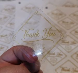 Transparent Sticker Printing  / Customized Print | Product Label | Milktea Label | Waterproof/Water Resistant