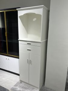 Modern White Praying Altar Cabinet with LED Lighting – High Quality Home Prayer Altar 64×42×190cm