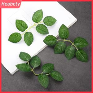 Heabety 10 30 50 Lá Hoa Hồng Nhân Tạo cây xanh giả hoa hồng lá thủ công tự làm