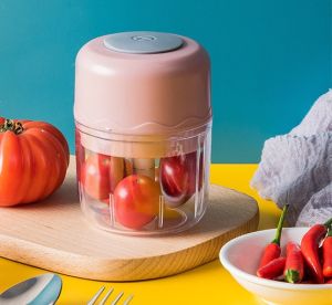 Dawaar Mini USB Garlic Masher Grinder Press Mincer Vegetable Chili Meat Food Chopper Kitchen Tool 9G2