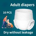【READY STOCK】Disposable Adult Diaper M/L/XL Cotton Elderly Leak-Proof Pants Breathable Quickly Aabsorb Supplies. 