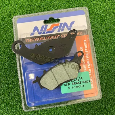 Front Rear Disc Brake Pad Depan Belakang Pad Yamaha R15 MT15 YZF R15 MT 15 (NISSIN) Break CALIPER PADS SET YAMAHA R15