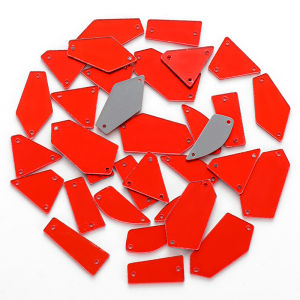 Crystal Keping Pecah Kristal Jahit Kaca Cristal Jahit DIY Mirrored For Bag Sewing