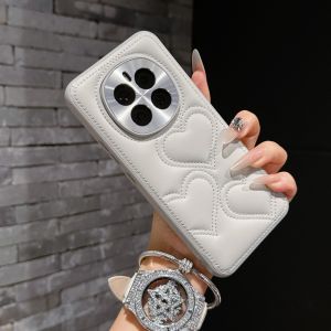 For Huawei Magic 7 Pro Case Luxury PU Skin Love Lens Protective Back Cover Case For Honor Magic 7 7Pro Full Cover Phone Shell