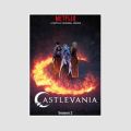 White Paper Wall Poster Classic Anime Castlevania Posters and Prints Home Bar Decor Interior Mural Room Decoration Art Painting Fans Collection Gifts. 