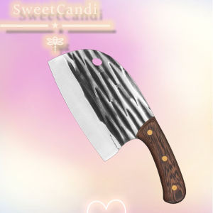 SweetCandi~Japanese Kitchen Knife Handmade Forged Knife Hammer Stainless Chefs Chopper Cook Knives