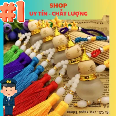 Tinh Dầu Treo Xe Hình Hồ Lô May Mắn – Khử Mùi Trang Trí Có Dây Đeo