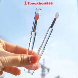 PVN58674 Cọ tô son môi lấy mặt nạ ngủ môi silicon tiện lợi có nắp đậy