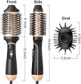 Hair Dryer Brush Blow Dryer Brush in One Step, Upgraded 4 in 1 Hair Dryer and Styler Volumizer with Negative Ion Anti-frizz Ceramic Titanium Barrel Hot Air Brush Hair Straightener. 