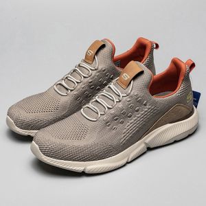 Giày chạy bộ Skechers relaxed Ingram Streetway cho nam màu nâu