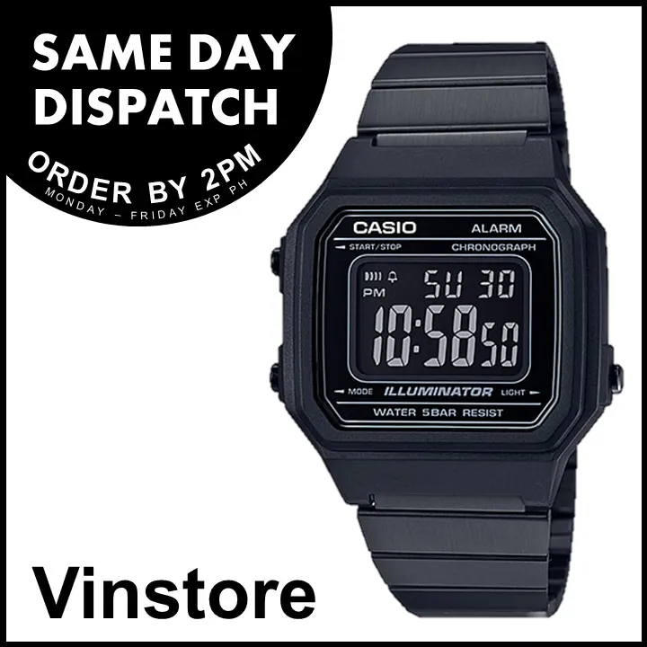 Casio store b650 black