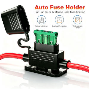 Waterproof Fuse Holder 16awg 14awg 12awg Standard Blade Type Fuse Holder
