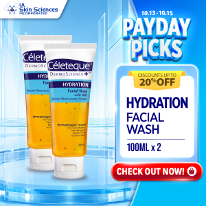Céleteque® DermoScience™ Hydration Facial Wash 100mL x2