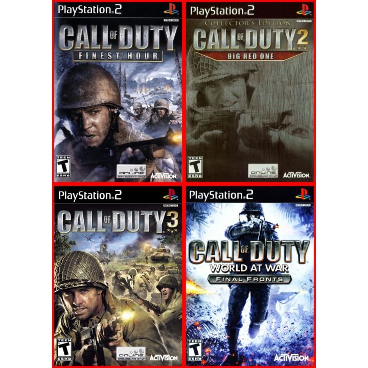 Call of Duty Playstation 2 (คอออฟดิวตี้) ทุกภาค PS2 | Lazada.co.th