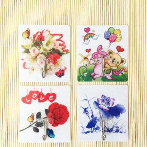 Set 5 Móc Dán Tường Treo Đồ Dễ Thương Chịu Lực 3d Siêu Chắc Siêu Bền Siêu Dính