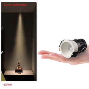 Recessed 5W 10W COB Anti-Glare LED Eyeball Down Lights Spotlight Ceiling Light Downlight